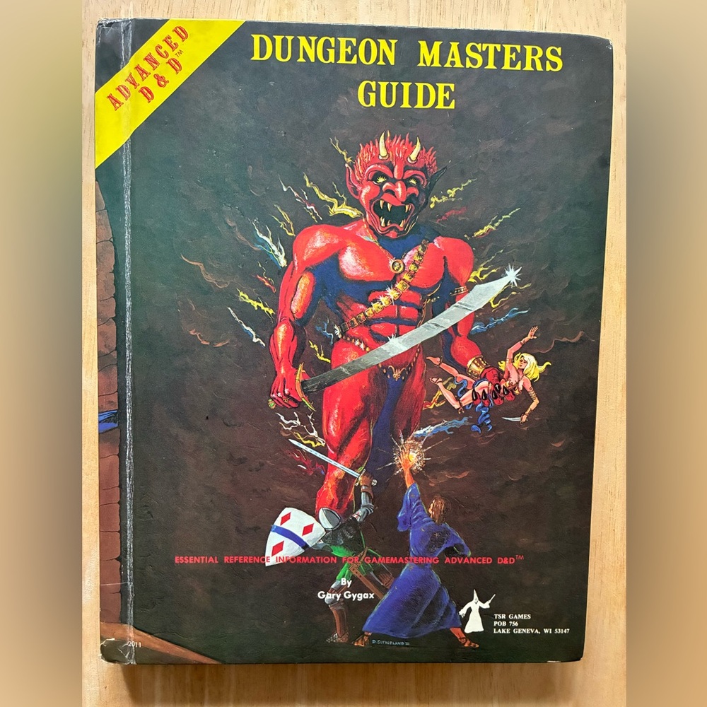 Advance Dungeons & Dragons Dungeon Masters Guide TSR 1st Revised Dec 1979
